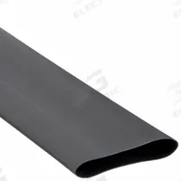 3M Heat Shrink Tubing: 2 in I.D. Before Shrinking, 1 in I.D. After Shrinking, 4 ft Lg, Black, 24 PK (MPN FP301-2-48"-BLACK-24 PCS). Key specifications — Color: Black; Brand: 3M.
