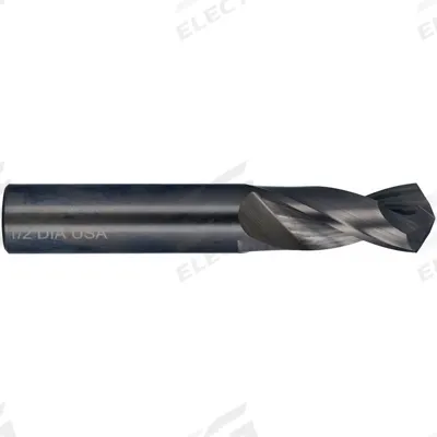CHICAGO-LATROBE Screw Machine Drill Bit: 7/32", Carbide - General Purpose Solid Carbide Screw-Machine Length Drill Bits