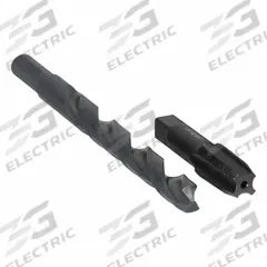 MILWAUKEE Plug Tap and Drill Bit: 2 Pc, 1/4"-18 Tap, 7/16" Drill (MPN 49-57-5591). Key specifications — attr1300596: Straight Flute.