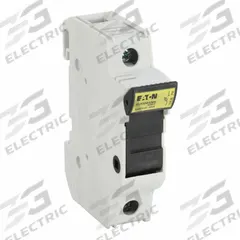 BUSSMANN Fuse Block: Finger-Safe, 1 Pole, 600 V AC, DIN Rail Mounting, Box Lug Termination (MPN CHCC1DIU). Key specifications — Brand: BUSSMANN.