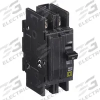 SQUARE D Miniature Circuit Breaker: 20 A, 120/240V AC, Single Phase, 22kA at 120/240V AC, 2 Poles (MPN QOU220VH). Key specifications — Phase: Single; Amps: 20 A; AC Voltage Rating: 120/240V AC; Max. AIR Rating: 22kA at 120/240V AC; For Use With: Air Conditioning and Refrigeration Equipment; Brand: SQUARE D.