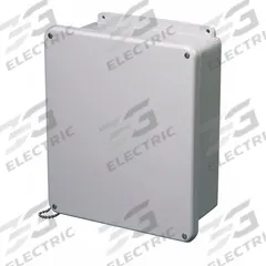 WIEGMANN Enclosure: Fiberglass, 8 in x 8 in x 4 in, NEMA 1/12/3R/4X/6P, Screw On, Solid Cover (MPN HW-J80804SC). Key specifications — Brand: WIEGMANN; Closure Method: Screws; Knockouts: Not Included.