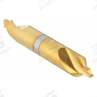 KEO Center Drill: Plain Type, #4 1/2, 60°, 2 1/2 in Overall Lg, TiN Coated High Speed Steel (MPN 906-000-310). Key specifications — Brand: KEO; End Type: Double End.