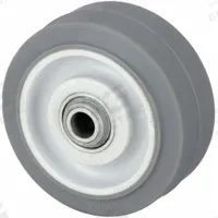 APPROVED VENDOR Caster Wheel: 3 1/2 in Wheel Dia., 1 1/4 in Wheel Wd, Rubber, 250 lb Load Rating (MPN 2RYW8). Key specifications — Wheel Core Material: Plastic; Wheel/Tread Color: Gray; Brand: APPROVED VENDOR.
