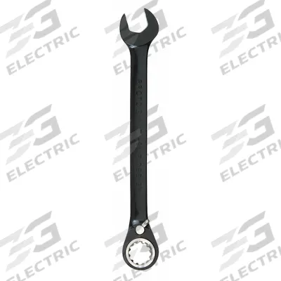 PROTO Combination Wrench: Alloy Steel, Black Chrome, 1/2 in Head Size, 7 in Overall Lg - SAE Spline Ratcheting Combination Wrenches