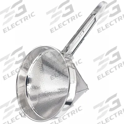 CRESTWARE Mesh Strainer: 1⁄8 in Mesh Size, 18 3/4 in Overall Lg - China Cap Strainers