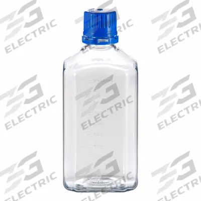 APPROVED VENDOR Media Bottle: PETG, 33.81 fl oz Capacity - oz, 1 L Capacity - mL, Closure Included - Plastic Lab Media Bottles