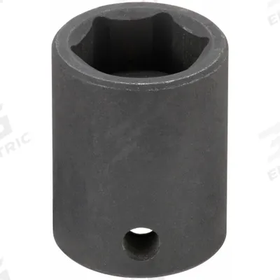 WESTWARD Impact Socket: 3/8 in Drive Size, Metric, 17 mm Socket Size, 6-Point, Std - 3/8" Drive Impact Sockets