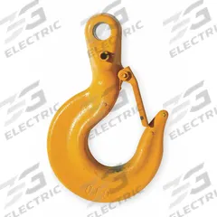 HARRINGTON Top Hook Assembly: Electric Chain Hoists, 2,000 lb Compatible Load Capacity, SNER (MPN ER1CL1001). Key specifications — Compatible Hoist Type: Electric Chain Hoists; Product Type: Top Hook Assembly; Compatible Series: SNER; Manufacturer Part Number: ER1CL1001; Included Components: Safety Latch.