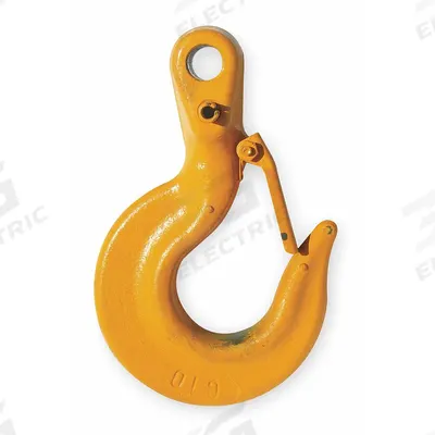 HARRINGTON Top Hook Assembly: Electric Chain Hoists, 2,000 lb Compatible Load Capacity - Top Hooks for Hoists