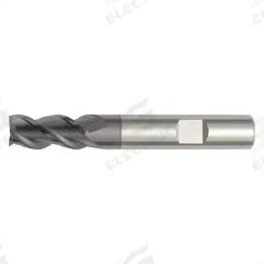 WIDIA HANITA Square End Mill: Carbide, TiAlN Coated, 3 Flute, 16 mm Mill Dia, 26 mm LOC, 92 mm OAL (MPN D51316006RW)