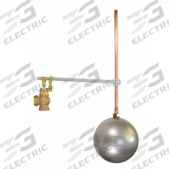APPROVED VENDOR Float Valve Assembly: For Water Media, Angle Valve Body, Cylindrical, Bronze, FNPT (MPN AHL75-GR). Key specifications — Mounting: Horizontal Piping; Arm Adjustability: Adjustable; Connection Gender - Side 1: Female; Connection Gender - Side 2: Female; Brand: APPROVED VENDOR; Connection Type - Side 1: NPT; Connection Type - Side 2: NPT; Flow Rate: 50 gpm @ 60 psi.