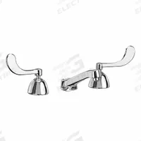 ZURN Low Arc Bathroom Faucet: AquaSpec®, Brass, Chrome Finish, 0.5 gpm Flow Rate, Widespread, Arc (MPN Z831R4-XL-3M). Key specifications — Includes: Mounting Hardware; Brand: ZURN; Series: AquaSpec®.