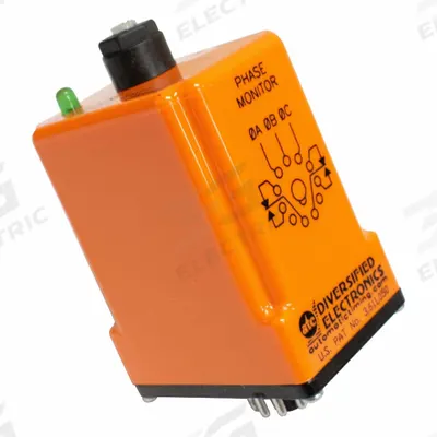 ATC DIVERSIFIED ELECTRONICS Phase Monitor Relay: Socket Mounted, 430 to 480V AC - Socket-Mounted Relays