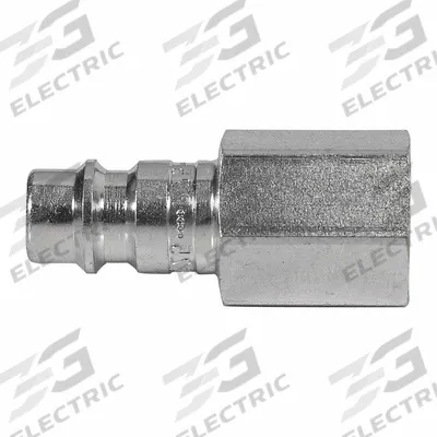 PARKER Quick Connect Socket: 1/4 in Body Size, 1/4 in Hose Fitting Size, 1/4"-18 Thread Size - Tru-Flate Automotive Steel Quick-Connect Air Coupling Plugs