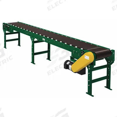 ASHLAND CONVEYOR Belt Conveyor: 30 in Belt Wd, 2,375 lb Max Load Capacity, 480 V AC - High-Capacity Roller Bed Belt Conveyors