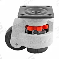 FOOT MASTER Plate Caster: Nylon Tread, 75 mm Wheel Dia, 120 mm Mounting Ht, 1,764 lb Load Capacity (MPN GD-100-F-NYN). Key specifications — Brand: FOOT MASTER; Frame Color: White.