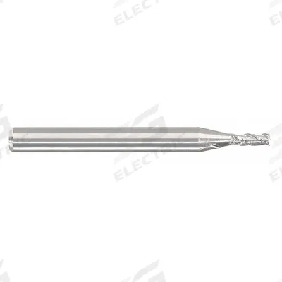 APPROVED VENDOR Corner Chamfer End Mill: Carbide, 3 Flute, 5/64" Mill Dia, 15/64" LOC - Reduced-Neck Fast-Cutting Carbide Corner-Chamfer End Mills