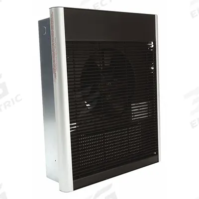 Dayton Recessed Electric Wall-Mount Heater: 3600 W/4800 W, 208/240V AC, Single Phase - Large Recessed Electric Wall Heaters