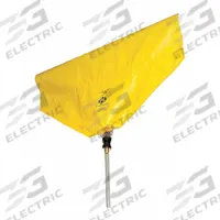 PIG Leak Diverter Tarp: 28 1/2 in Lg, 16 in Wd, Hook and Loop Leak Diverter Mounting, Polyester/PVC (MPN TLS147-YW). Key specifications — Diverter Material: PVC; Diverter Color: Yellow; Leak Diverter Mounting Style: Hook and Loop; Brand: PIG.