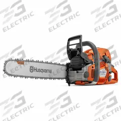 HUSQVARNA Gas-Powered Chainsaw: 28 in Bar Lg, Rear Handle, Auto Chain Oiler, 5.8 hp Horsepower (MPN 572XP). Key specifications — Engine Cycle: 2-Cycle; Brand: HUSQVARNA.