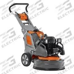 HUSQVARNA Corded Floor Grinder: Walk-Behind, Planetary, 3 Discs, 3 in Disc Dia., 20.3 in Grinding Wd (MPN 970603101). Key specifications — attr122134: HUSQVARNA; attr122160: Walk-Behind; attr122165: Clockwise/Counterclockwise.