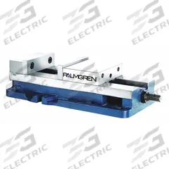 PALMGREN Machine Vise: 6 in Jaw Face Wd, 8 29/32 in Max Jaw Opening, 1 3/4 in Throat Dp, Smooth Face (MPN 9625929). Key specifications — Brand: PALMGREN.