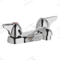 CHICAGO FAUCETS Low Arc Bathroom Faucet: 802, Cast Brass, Polished Chrome Finish, 0.5 gpm Flow Rate (MPN 802-V1000E66ABCP). Key specifications — Includes: Mounting Hardware; Brand: CHICAGO FAUCETS; Series: 802.