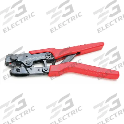 BURNDY Crimper: Compression Lugs/Compression Splice/Thin-Wall C Taps, 4.5 ton - Controlled-Cycle Lug & Splice Crimpers