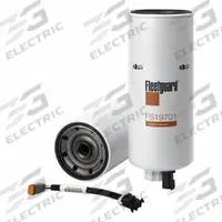 FLEETGUARD Automotive Fuel/Water Separator: Spin-On, 17 in Overall Lg, 4 1/4 in Outside Dia (MPN FS19701). Key specifications — Brand: FLEETGUARD; Compatible Vehicle Make: Autocar Llc..