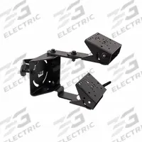 GAMBER-JOHNSON Device Mount: Pillar Computer Mount, Forklifts, Tablets, Black, 9 in Overall Ht (MPN 7160-2122). Key specifications — Product Type: Pillar Computer Mount; Compatible Devices: Tablets; Color: Black; Includes: 2 in to 3 in Round Pole Clamp; Features: Clevis Allows the Devices to Tilt and Swivel for user Preference; Compatible Vehicle Type: Forklifts.
