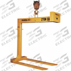 CALDWELL Pallet Lifter: Pallet Lifter, 4,000 lb Max Load Capacity, Fixed, 25 in Max Fork Spacing (MPN 90-2-48). Key specifications — Brand: CALDWELL.