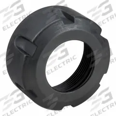 TECHNIKS Collet Nut: High Speed Slotted, For ER32, M40x1.5 Thread (MPN 46132). Key specifications — attr1038651: 70,000 RPM; attr1042874: 04616; attr1033482: 46132; attr1033486: TECHNIKS.