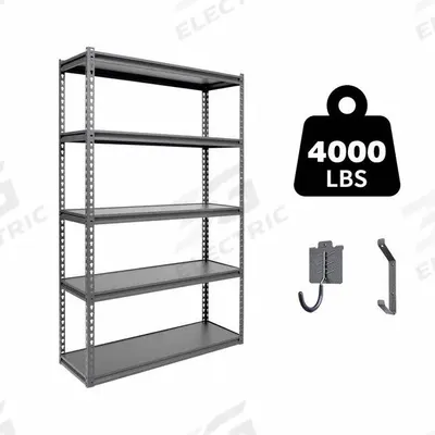 APPROVED VENDOR General Purpose Boltless Metal Shelving: Standalone, Heavy Duty, 36 in x 18 in - Medium-Duty Particleboard Decking Boltless Shelving