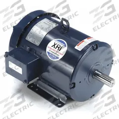 MARATHON MOTORS General Purpose Motor: Rigid Base Mount, Totally Enclosed Fan Cooled, 5 hp, 200V AC (MPN 184TTFBD6039). Key specifications — Brand: MARATHON MOTORS; Nameplate Voltage @ 60 Hz: 200V AC; Full Load Current @ 60 Hz: 14.5 A; Nameplate RPM @ 60 Hz: 1,765 RPM; Motor Enclosure: TEFC.