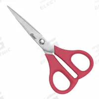 CLAUSS Scissors: Ambidextrous, 5 in Overall Lg, Straight, Stainless Steel, Pointed, Red (MPN 15453). Key specifications — attr308500: Stainless Steel; attr308502: Red; attr308505: Ambidextrous; attr308522: Multipurpose; attr324896: CLAUSS.