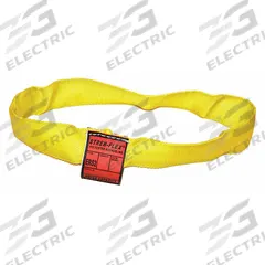 STREN-FLEX Round Sling: Type 5, Polyester, Nylon, 12 ft Sling Lg, 1 3/32 in Body Dia (MPN STRERS3-12). Key specifications — Brand: STREN-FLEX.