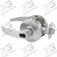 SARGENT Door Lockset: Classroom Lever Locksets, Chrome, ADA Compliant (MPN 60-10XG37 LP 26D). Key specifications — Brand: SARGENT; Series: 10X LINE; ADA Compliant: Yes; Finish: Satin Chromium-Plated.