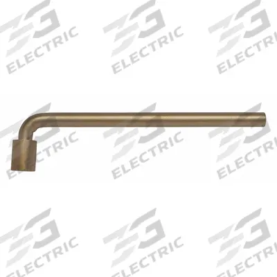AMPCO Socket End Wrench: 11/16 in Socket Size, 6-Point, 10 1/2 in Overall Lg - Non-Sparking Fixed-Head Socket End Wrenches
