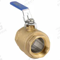 APPROVED VENDOR Manual Two-Way Ball Valve: 2 in, Brass, Straight, FNPT x FNPT, Full Port Ball Port (MPN G-F600-200LH). Key specifications — Brand: APPROVED VENDOR; Handle: Locking Lever.