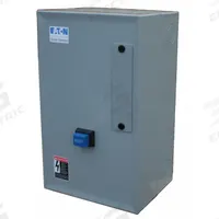 EATON NEMA Magnetic Motor Starter: Non-Reversing, 3 Poles, NEMA Size 00, 9 A, 480V AC Coil (MPN ECN05A1CAA-R63/A). Key specifications — attr211388: EATON; attr951451: 1NO/1NC; attr951453: 480V AC; attr951489: Three; attr984425: 1NO/1NC; attr984429: Pilot Light; attr997361: None (Not Applicable to Electronic Overloads).