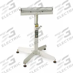 APPROVED VENDOR Material Support Stand: 16 in Roller Wd, 22 in Min. Ht, 32 in Max. Ht, Steel, White (MPN HSS-15). Key specifications — Brand: APPROVED VENDOR; Stand Material: Steel; Color: White.