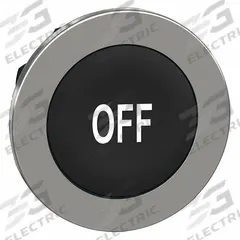 SCHNEIDER ELECTRIC Push Button Head: 30 mm Panel Size, Non-Illuminated, Metallic, Off, Black (MPN ZB4FA235). Key specifications — Manufacturer Part Number: ZB4FA235; Compatible Operator Illumination: Non-Illuminated; Compatible with Series: XB4; Head Attachment Type: Screw-On; Head Material: Metal; Brand: SCHNEIDER; Legend: Off.