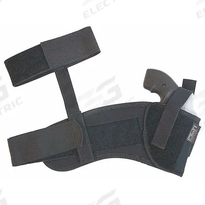 UNCLE MIKE'S Gun Holster: Right, 2 in Barrel Small Frame 5-Shot Revolver with Hammer Spur - Ankle Gun Holsters