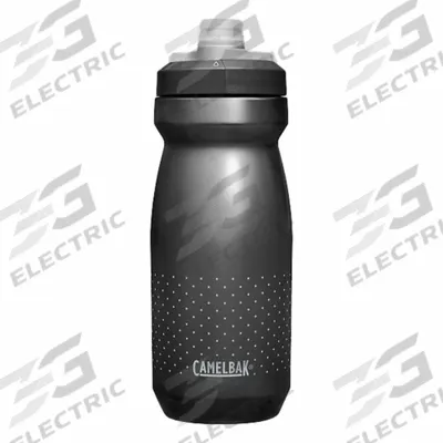CAMELBAK Bottle: 21 oz Capacity, Black, Polypropylene, BPA-Free, 8 1/4 in Overall Ht - Plastic Squeeze Bottles