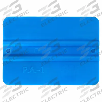 3M Hand Applicator: Grip, 4 in Lg, 3 in Wd, Blue, Plastic, 25 Pieces - Film & Tape Applicators