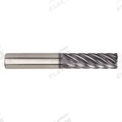 WIDIA HANITA Square End Mill: Carbide, AlTiN Coated, 7 Flute, 3/8" Mill Dia, 7/8" LOC, 2-1/2" OAL (MPN 7V0E10004ST)