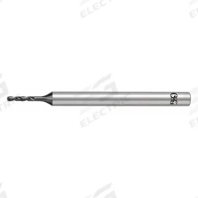 OSG Micro Drill Bit: 2.4 mm, 130° 4-Facet Point - Solid Carbide Micro Drill Bits