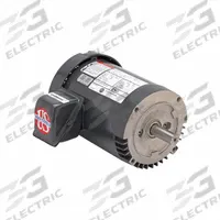 U.S. MOTORS General Purpose Motor: Rigid Base Mount, Totally Enclosed Fan Cooled, 1 1/2 hp (MPN U32P2DCR). Key specifications — Brand: U.S. MOTORS; Nameplate Voltage @ 60 Hz: 208-230/460V AC; Full Load Current @ 60 Hz: 4.5/2.1 A; Nameplate RPM @ 60 Hz: 1,755 RPM; Motor Enclosure: TEFC.