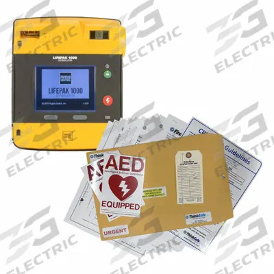 STRYKER PHYSIO-CONTROL Lifepak 1000 ECG Display Defibrillator: LIFEPAK 1000, Soft Case - Physio Control AEDs